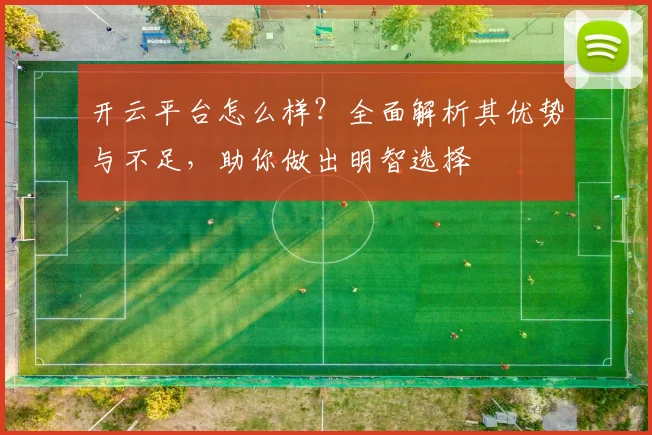 开云平台怎么样？全面解析其优势与不足，助你做出明智选择
